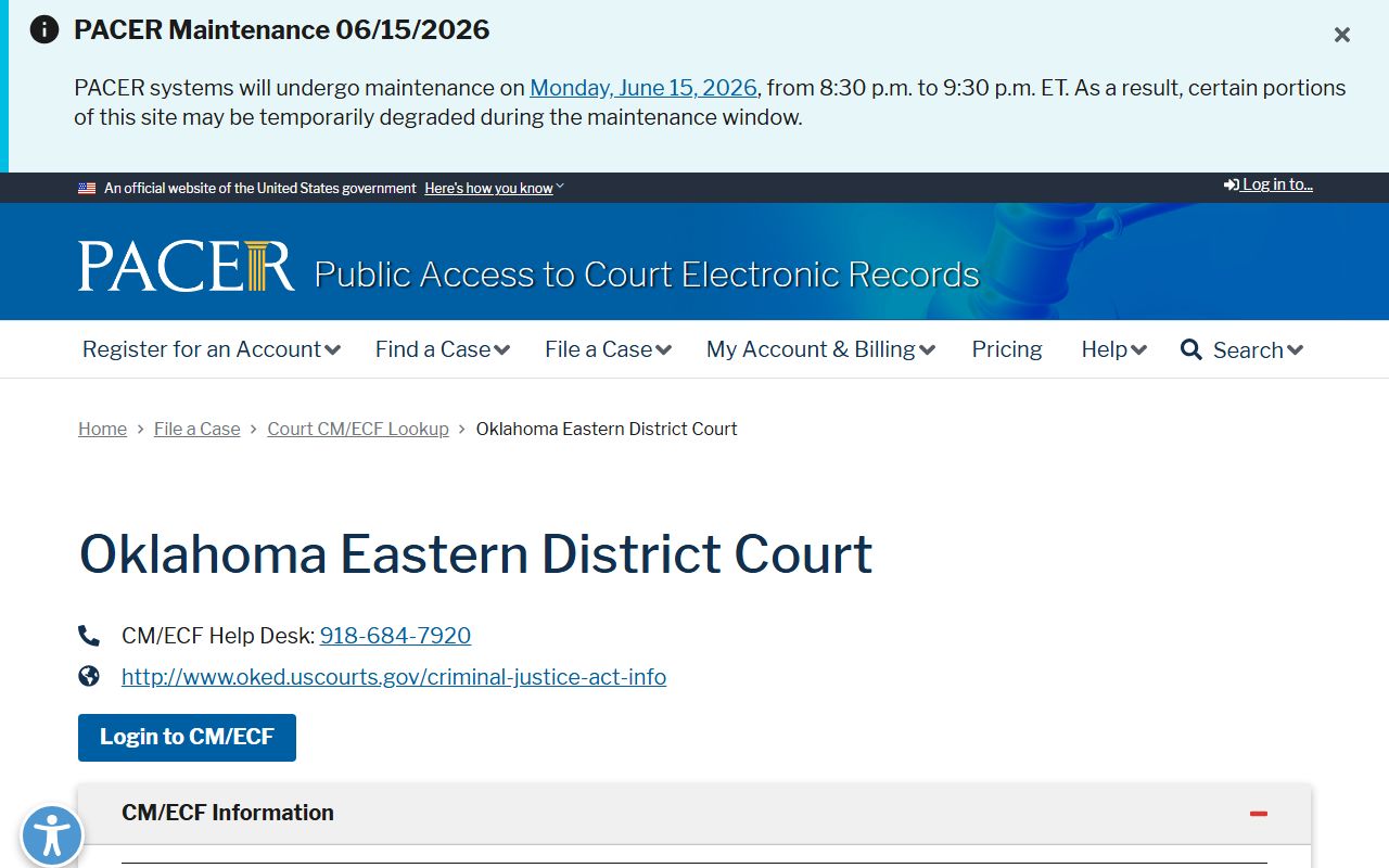 PACER federal lookup separate from Pushmataha County Court Clerk records